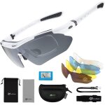 Lunette de sport polaris�es homme cyclisme lunette vtt protection uv400 lunette de soleil noir pour v�lo ...