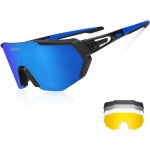 Lunettes de sport polarises pour hommes femmes avec 3 ou 5 lentilles pour le cyclisme, la pche, le ...