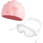 Lunette style masque enfant lunettes de prolonger et bonnet de bain masque natation ajustable lunette ...