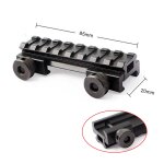 Lunette de vise tactique, support d'adaptateur de montage de base d'lvation de 20mm, 4 fentes, elvation ...