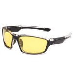 Lunettes de vision nocturne anti - eblouissement pour la conduite hommes lunettes de soleil polarises ...