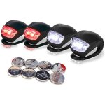 Luzway clairage vlo silicone led lumiere vlo lumire vlo avant et arrire vtt vtc cycliste[38071].