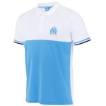M - polo homme - olympique de marseille - om - polyester - manches courtes - blanc