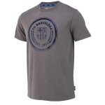 M - t - shirt - fc barcelone - barca - gris - homme - manches courtes
