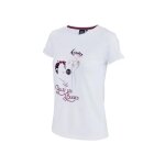 M - t - shirt - allez les bleus - femme - blanc - manches courtes - respirant