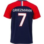 M - t - shirt - equipe de france - griezmann fff - coton - manches courtes - marine