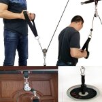 Machine a poulie et c�ble, syst�me de fixation, bras, biceps, triceps, blaster, force de la main, entra�nement ...