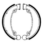 M�choire de frein ferodo pour moto honda 125 cb k5 1976 fsb706 / ar / 130x30mm