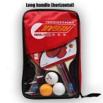 Madkanao 2pcs tennis de table professionnel raquette de ping - pong raquette batte + 3pcs sac de balle ...