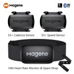 Magene h64 s3 + ble / ant + double mode vitesse cadence capteur de frquence cardiaque ordinateur de ...