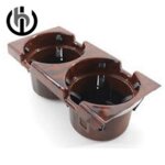 Mahogany support de tasse de tableau de bord avant, assemblage pour a4 b6 b7 2002 2003 2004 2005 2006 ...