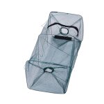 Maille extrieure pour filet de pche, 1 pice, cage pliante pour attraper des poissons, des crabe, des ...