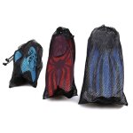Maille pochette sac a cordon en nylon respirant sac de rangement extérieur plongée palmes de snorkeling ... Maille pochette sac a cordon en nylon respirant sac de rangement extérieur plongée palmes de snorkeling ...
