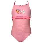 Maillot de bain 1 pice rose a pois littlest petshop