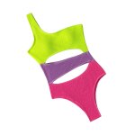 Maillot de bain asymétrique une pièce, violet, rose, asymétrique, epaule dénudée, découpe asymétrique, ... Maillot de bain asymétrique une pièce, violet, rose, asymétrique, epaule dénudée, découpe asymétrique, ...