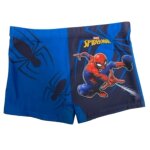 Maillot de bain - boxer de bain spiderman bleu Maillot de bain - boxer de bain spiderman bleu