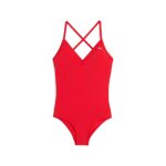 Maillot de bain a bretelles croisées et encolure en v pour femme puma swim, vêtements, rouge, m Maillot de bain a bretelles croisées et encolure en v pour femme puma swim, vêtements, rouge, m
