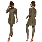 Maillot de bain deux pièces pour femmes musulmanes, burkini d'été, séchage rapide, manches longues, conservate ... Maillot de bain deux pièces pour femmes musulmanes, burkini d'été, séchage rapide, manches longues, conservate ...