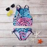 Maillot de bain deux pices pour filles, style a volants, pour enfants de 8 a 14 ans, nouvelle collection ...