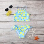 Maillot de bain deux - pices motif floral pour enfants de 8 a 14 ans, ensemble bikini, pour filles, ...