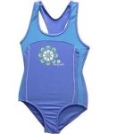 Maillot de bain enfant - liquid sport - doly - saphir - sans manche - lycra - natation
