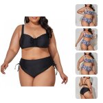 Maillot de bain imprimé sans fil, ensemble 2 pièces, rembourré, slim, pour femmes Maillot de bain imprimé sans fil, ensemble 2 pièces, rembourré, slim, pour femmes