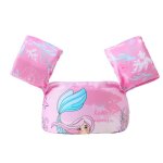 Maillot de bain a manches de bras de dessin pour bb, mousse, scurit, rglable, gilet de sauvetage, ...
