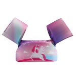 Maillot de bain a manches de bras de dessin pour bb, mousse, scurit, rglable, gilet de sauvetage, ...