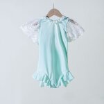 Maillot de bain une pice pour filles, boxer, angle conservateur, amincissant, pour enfants, elves du ...