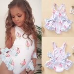 Maillot de bain une pièce imprimé crème glacée pour bébé fille, mignon, dos nu, nâ¿ud, vêtements de plage, ... Maillot de bain une pièce imprimé crème glacée pour bébé fille, mignon, dos nu, nâ¿ud, vêtements de plage, ...