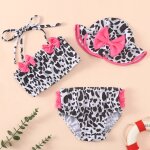 Maillot de bain une pièce sans manches, imprimé léopard, a volants, a la mode, mignon, bikini, vêtements ... Maillot de bain une pièce sans manches, imprimé léopard, a volants, a la mode, mignon, bikini, vêtements ...