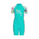 Maillot de bain shorty en néoprène pour enfant, protection solaire upf 50 + , vert, taille l Maillot de bain shorty en néoprène pour enfant, protection solaire upf 50 + , vert, taille l