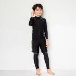Maillot de bain trois pices pour enfants, combinaison de natation isole a manches longues pour garons ...