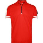 Maillot cycliste - homme - jn452 - rouge