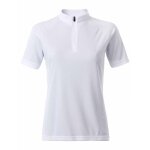 Maillot cycliste zipp� - femme - jn511 - blanc