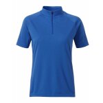 Maillot cycliste zipp� - femme - jn511 - bleu roi