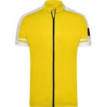 Maillot cycliste zipp� homme jn454 - jaune