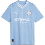 Maillot domicile enfant manchester city 2023 / 24 - bleu / blanc - 11 / 12 ans