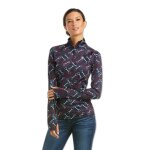 Maillot equitation 1 / 2 zip femme ariat lowell 2. 0
