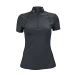 Maillot equitation fonctionnel manches courtes femme back on track inez m femme noir