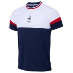 S - maillot fff collection officielle equipe de france de football bleu / blanc