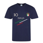 Maillot de foot enfant inspir� italie t - shirt de sport unisexe confort taille 3 a 14 ans