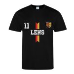 Maillot de foot enfant inspir� lens - 100% polyester du 3 au 14 ans