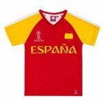 Maillot foot espagne enfant 2018 n8 rouge et jaune 6 a 12 ans