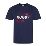 Maillot de rugby enfant bleu marine