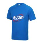 Maillot de rugby enfant bleu royal Maillot de rugby enfant bleu royal