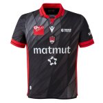 Maillot rugby lyon lou rugby domicile, noir Maillot rugby lyon lou rugby domicile, noir
