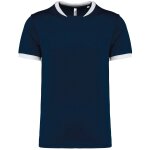 Maillot de rugby manches courtes - unisexe - pa4027 - bleu marine