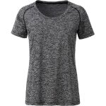 Maillot running respirant - femme - jn495 - noir m�lange