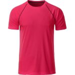Maillot running respirant - homme - jn496 - rose vif